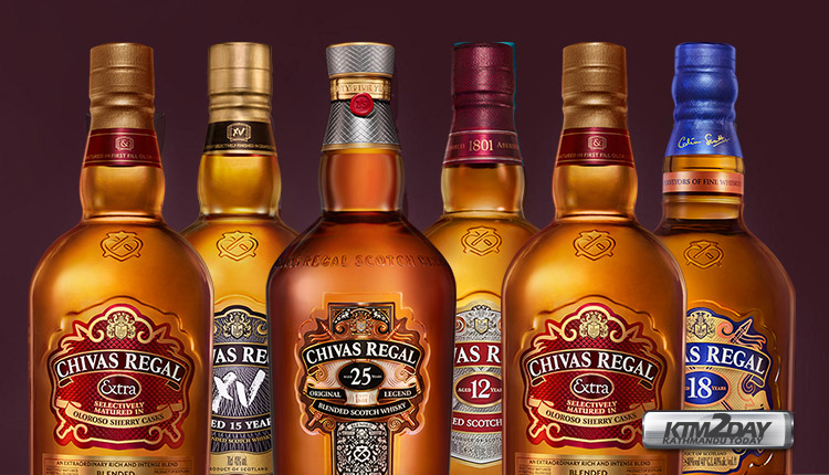 Chivas Regal Whisky Price in Nepal - 12 Years,15Years,25