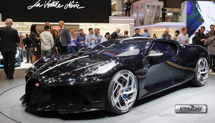 Bugatti La Voiture Noire features 1,500 hp motor priced at $12.5 Million