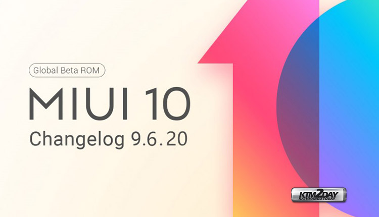 MIUI 10 Global Beta 9.6.20