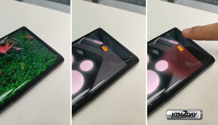 OPPO demonstrates invisible camera embedded under display