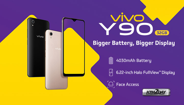 Vivo Y90 launched with Helio A22, 6.22 inch screen and 4030 mAh battery