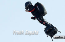 Frank Zapata crosses English channel on a hoverboard at 160km/h