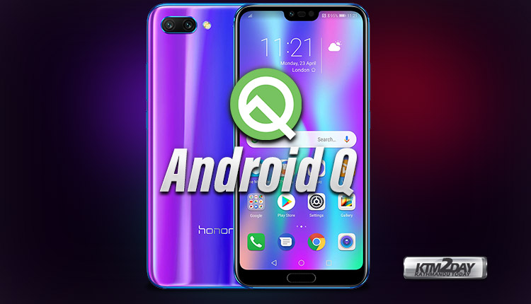 Honor Android Q update