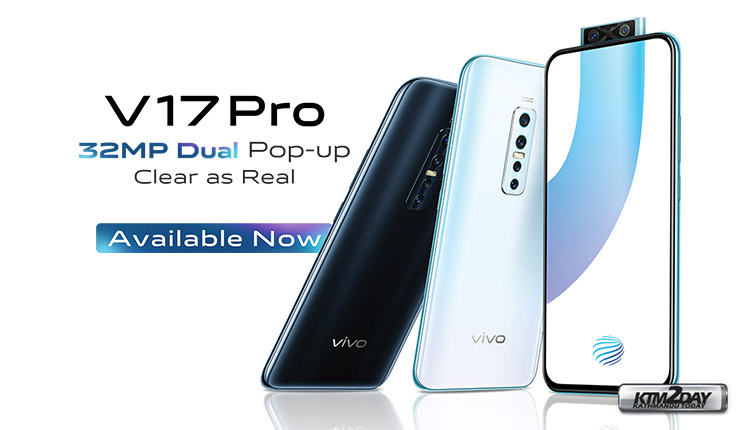 Vivo V17 Pro Launched with dual pop-up selfie and 48 MP rear camera