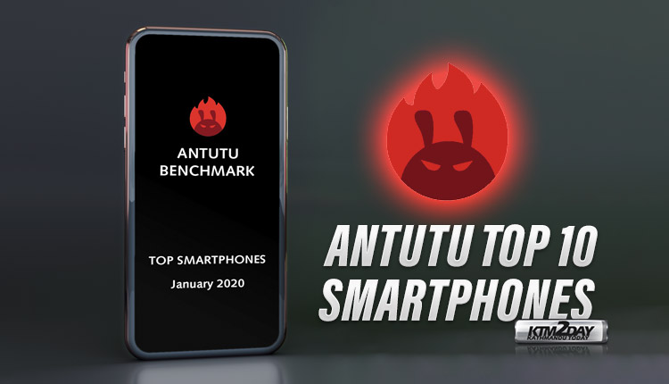 Antutu publishes Top 10 Smartphones list for the month of January 2020