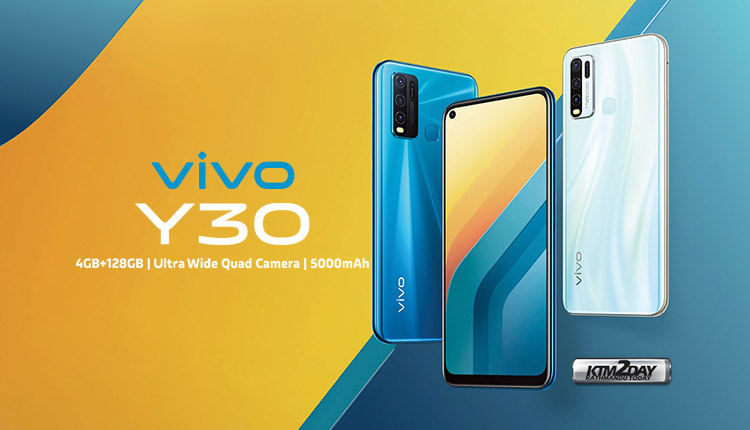 Vivo Y30 With Hole-Punch Display, 5,000mAh Battery Launched in Nepal