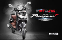 Hero Pleasure Plus Platinum launched in all new chrome finish design