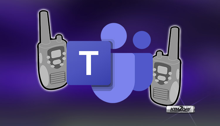 Microsoft Teams turns your iPhone into a Walkie Talkie
