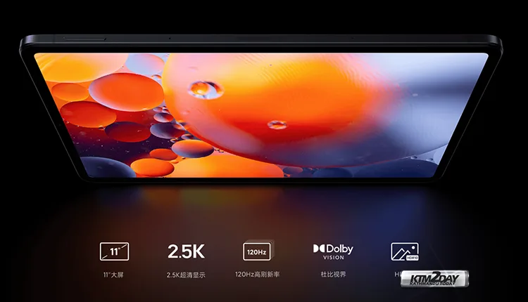 Xiaomi Pad 5 Display Features