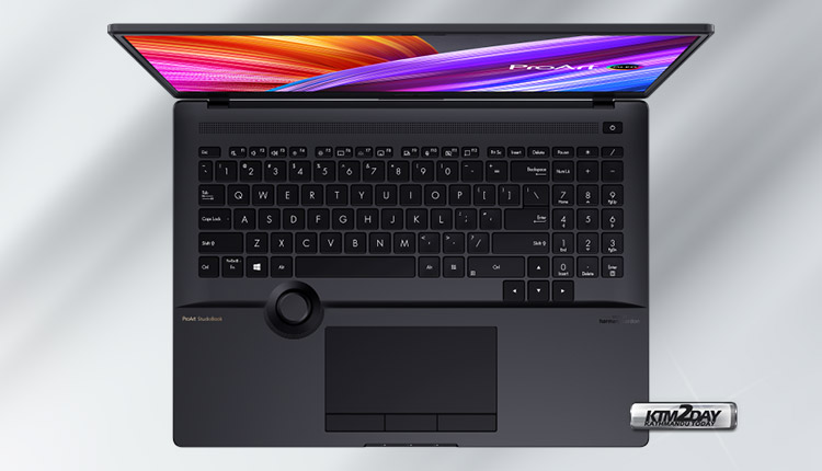 Asus ProArt StudioBook 16 OLED Keyboard Layout