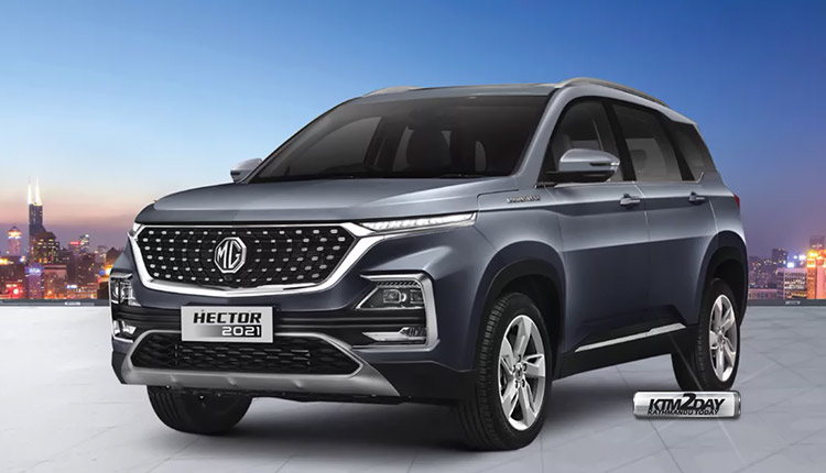 MG Hector 2021 facelift version launched in Nepali market