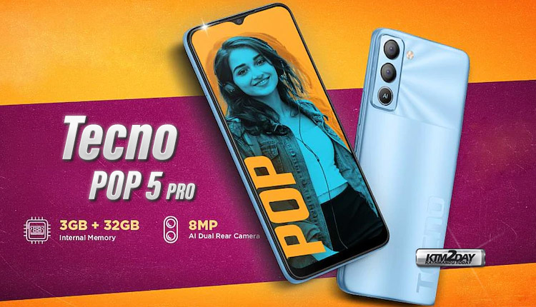 Tecno Pop 5 Pro Launched with Dual Rear Camera and 6000 mAh battery