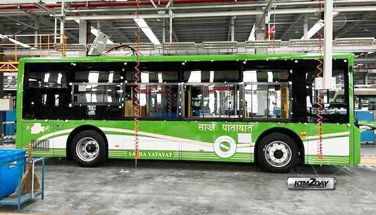 Sajha Yatayat electric bus