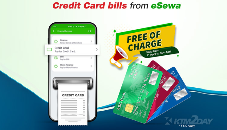 esewa credit card bills payment