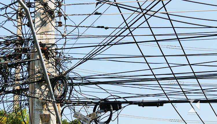 tangled wires kathmandu