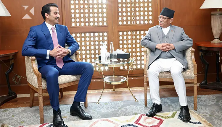 Qatar Emir Nepali PM Prachanda